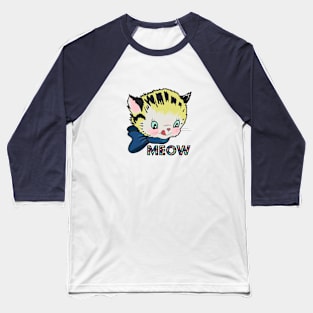 Meowwwwww Baseball T-Shirt